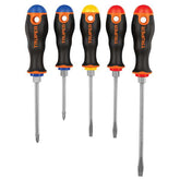 Juego de 5 destornilladores mixtos mango confortable truper